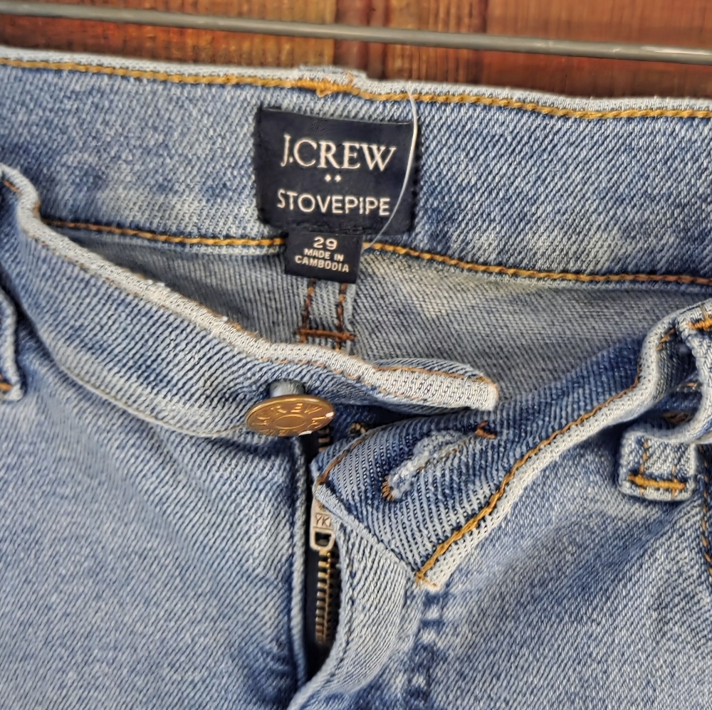J.Crew Stovepipe Jeans 29